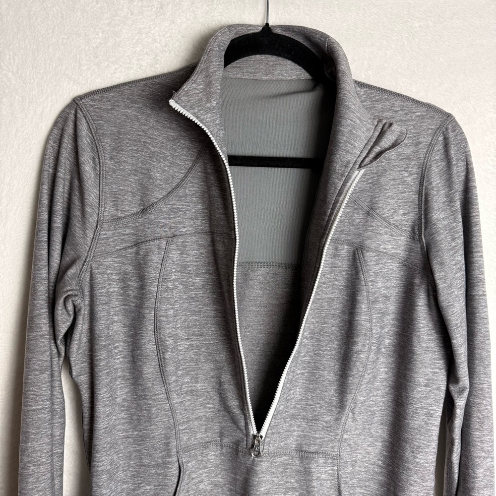 Lululemon Define Pullover 1/4 zip Jacket Gray Wom… - image 8